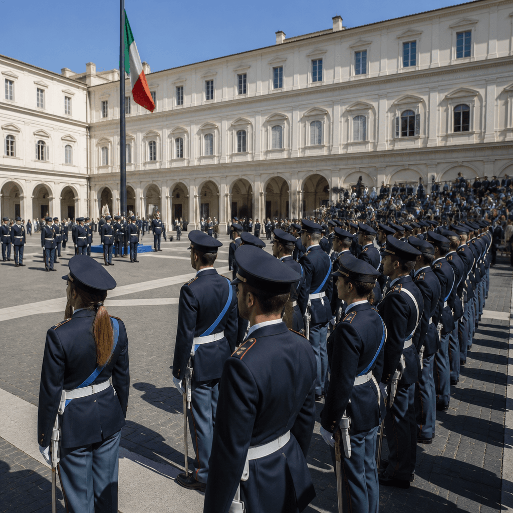 Nettuno, il giuramento del 233° corso Allievi Agenti