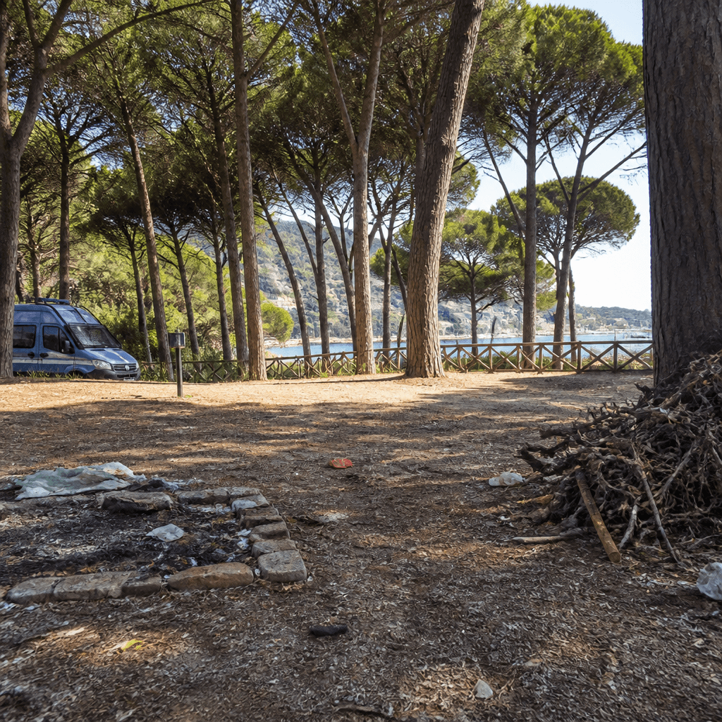 Ostia, rimosso accampamento abusivo nella pineta Acque Rosse