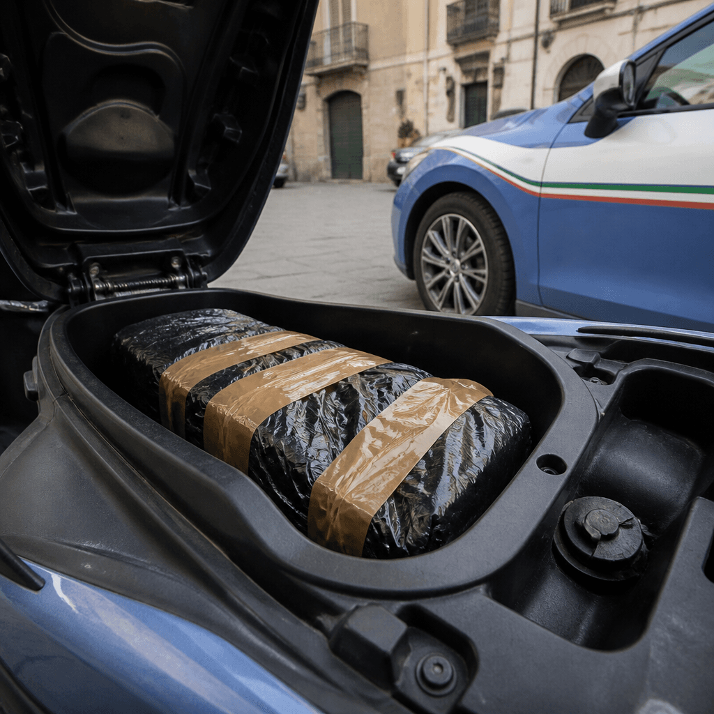 Palermo, cocaina nel vano scooter: arrestato 52enne