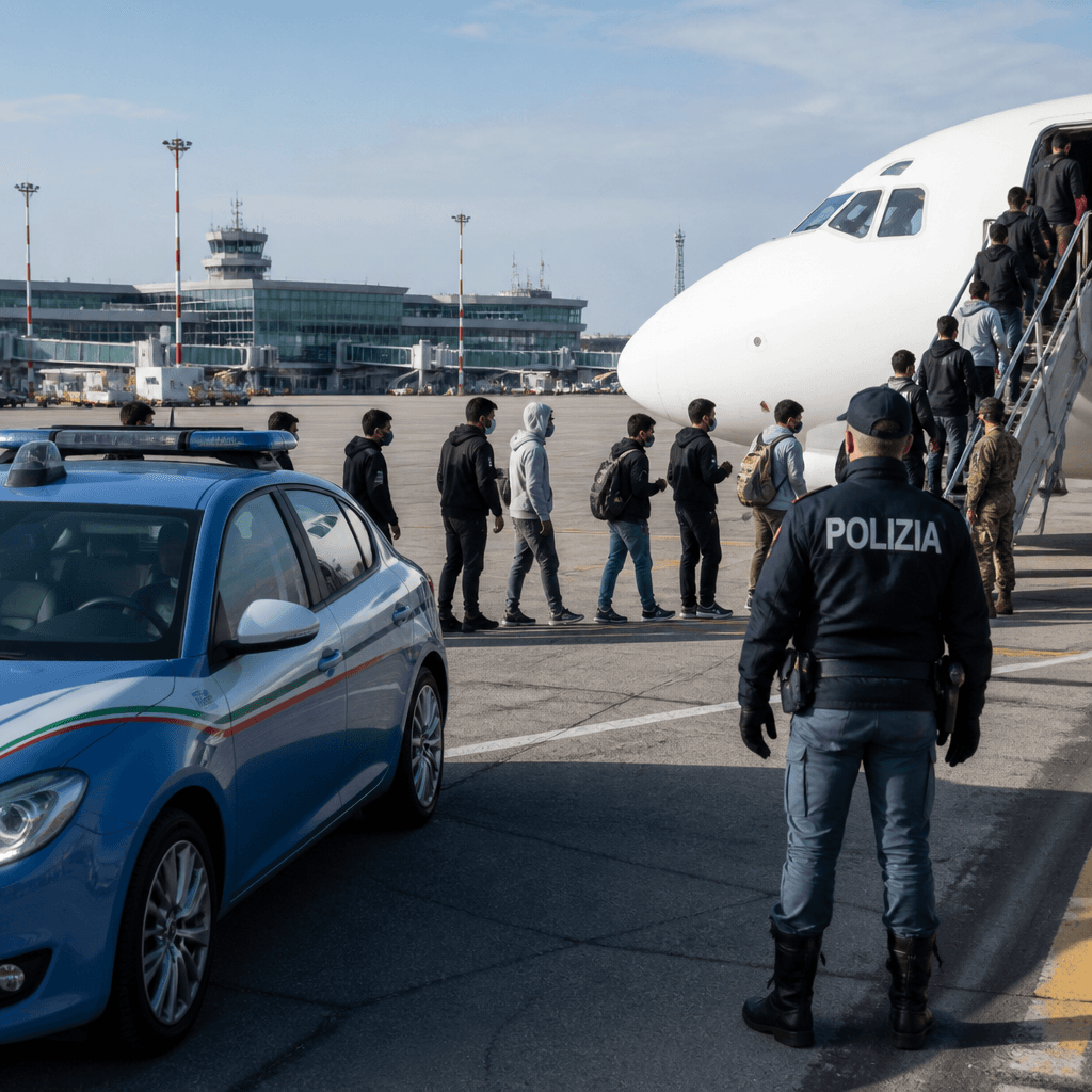 Rimpatri, volo charter da Malpensa e Fiumicino: 23 espulsi