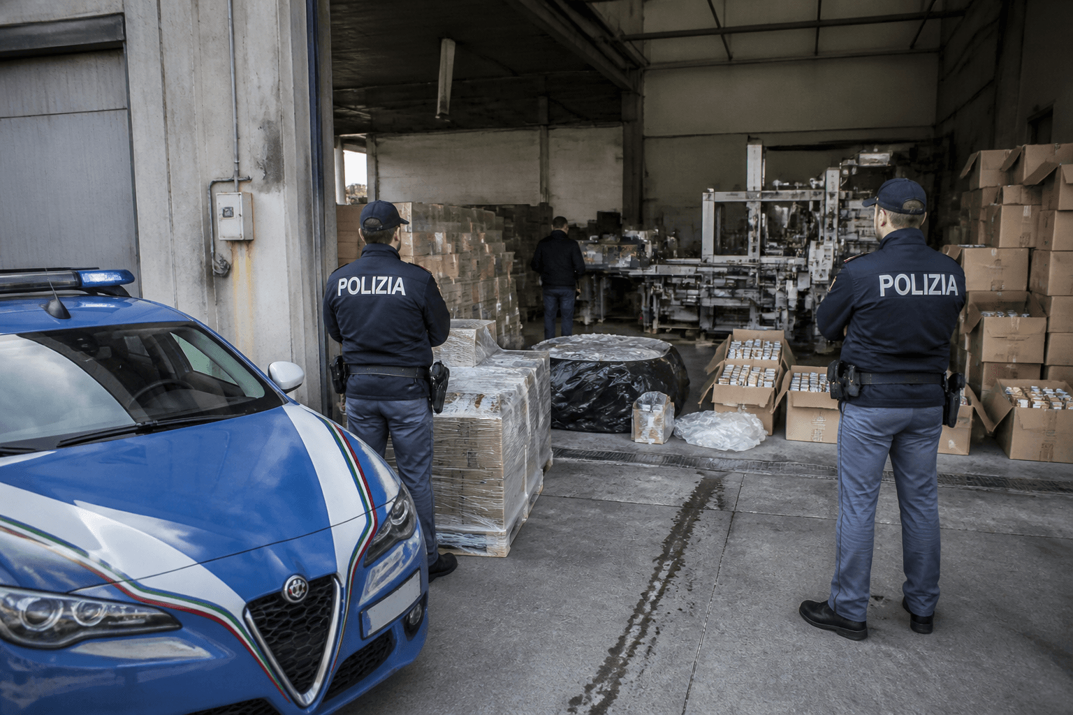 Torino, sigarette contraffatte: 23 misure cautelari