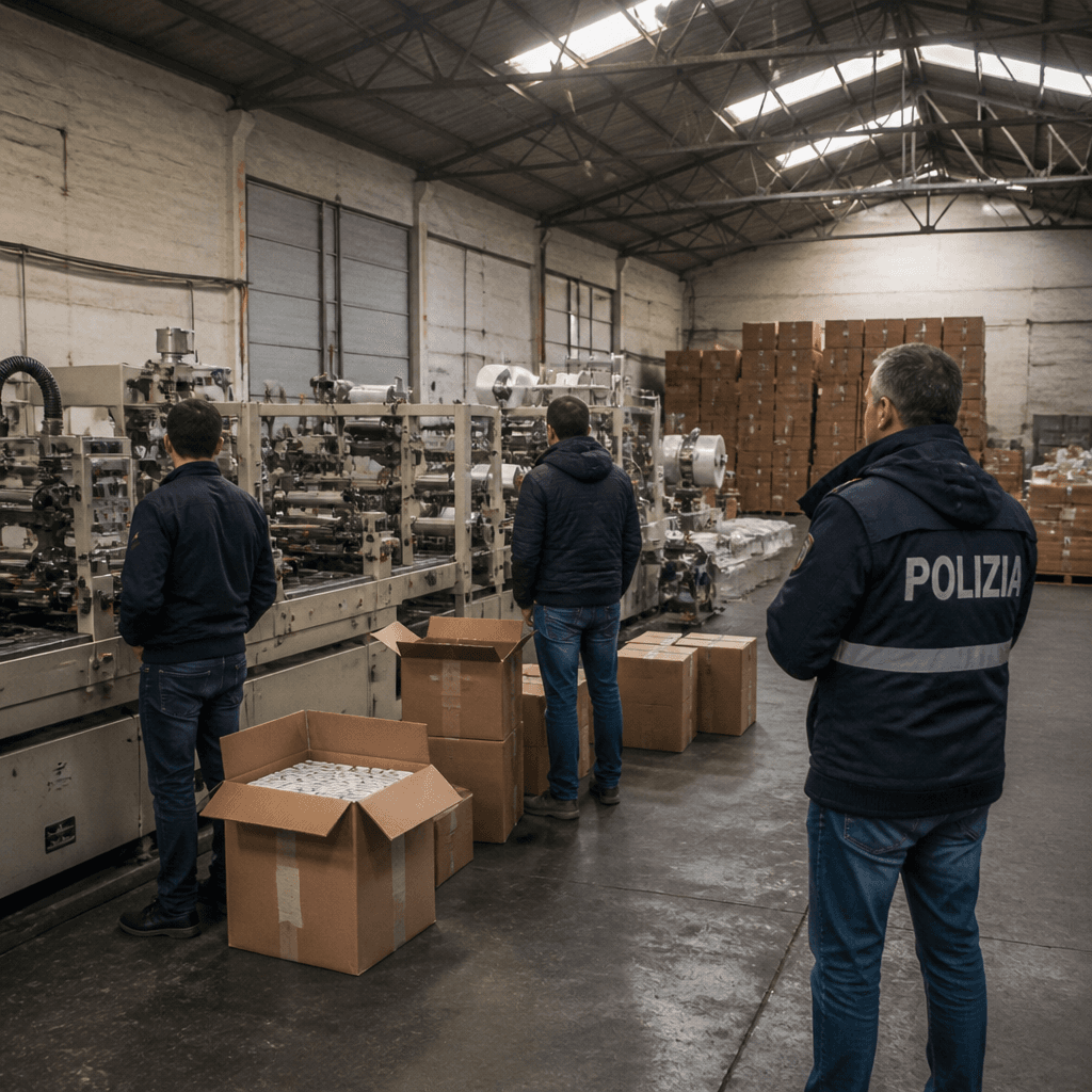 Torino, sigarette contraffatte: 23 misure cautelari